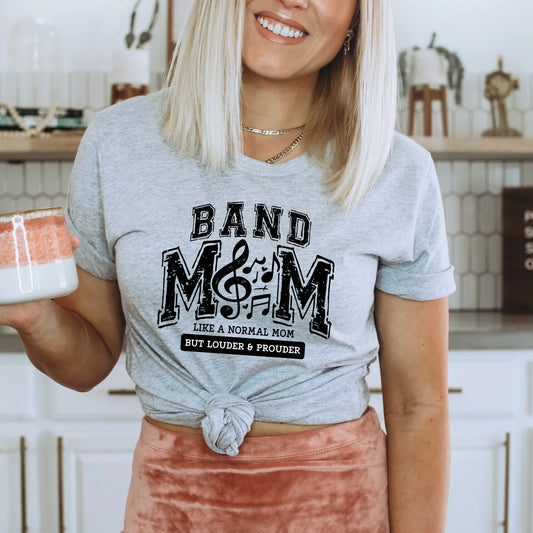 Band Mom Loud & Proud Short Sleeve T-shirt