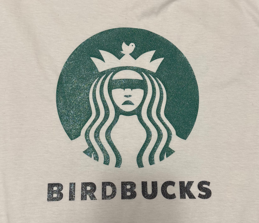 Glitter Birdbucks Short Sleeve T-shirt