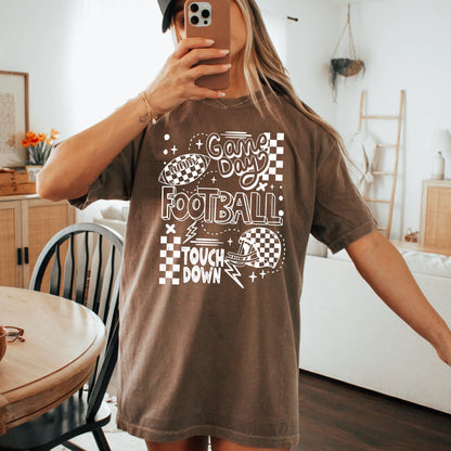 Football Collage Short Sleeve T-shirt