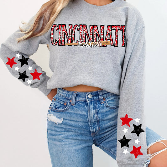 Reds Stars Long Sleeve T-shirt