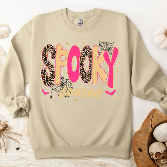 Spooky Webs Pink Short Sleeve T-shirt